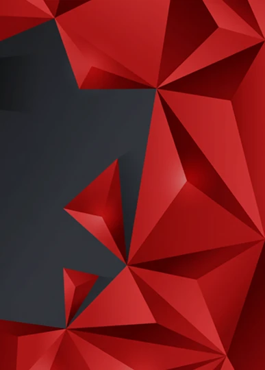 Red geometric background